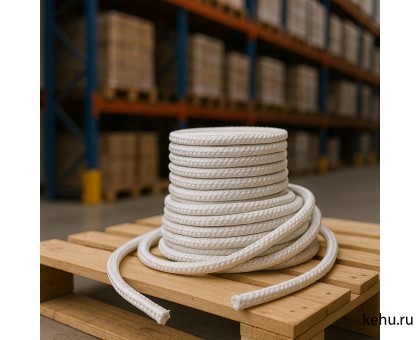 Кремнеземный шнур ШКН(Н), наполненный кремнеземной нитью (100 метров) Кремнеземный шнур ШКН(Н), наполненный кремнеземной нитью (100 метров)